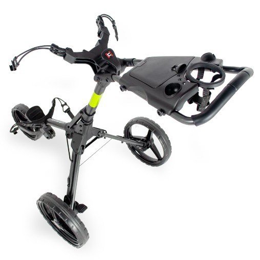 Wishbone Cube Two handwagen, charcoal/lime