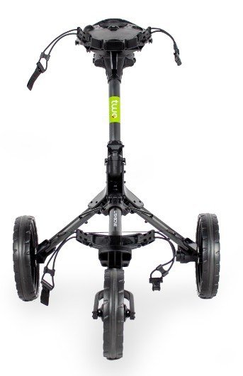 Wishbone Cube Two handwagen, charcoal/lime