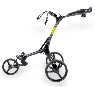 Wishbone Cube Two handwagen, charcoal/lime