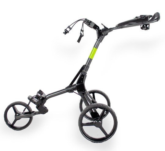 Wishbone Cube Two handwagen, charcoal/lime