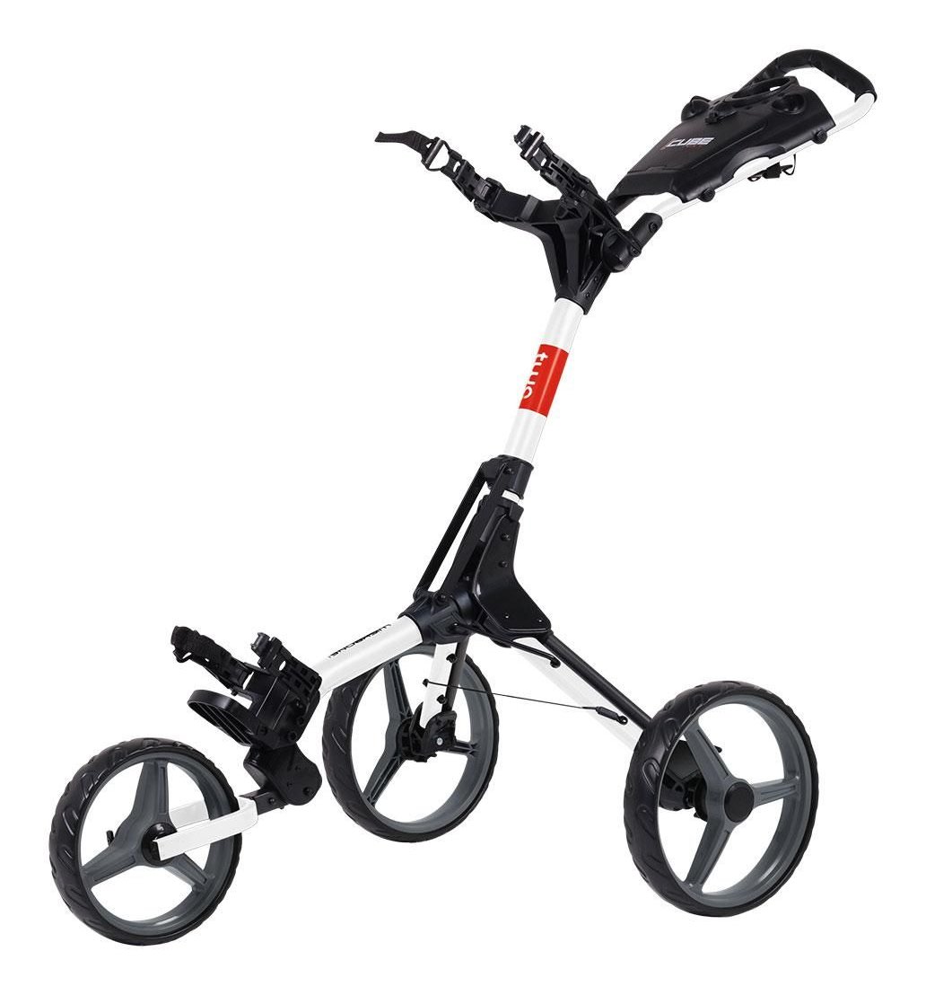 Wishbone Cube Two handwagen, wit/rood
