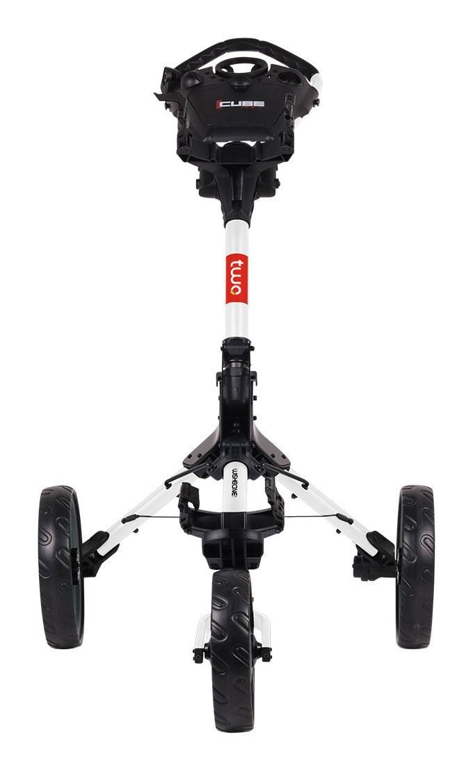 Wishbone Cube Two handwagen, wit/rood