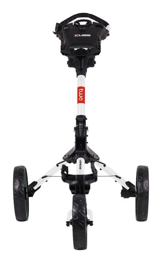 Wishbone Cube Two handwagen, wit/rood