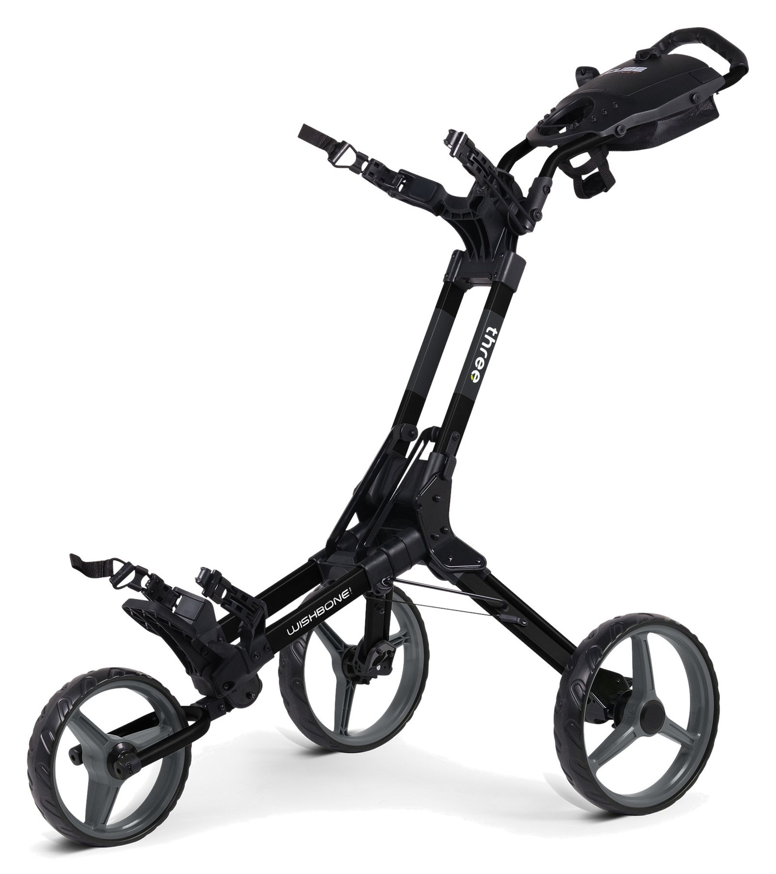 Wishbone Cube Three handwagen, zwart/wit