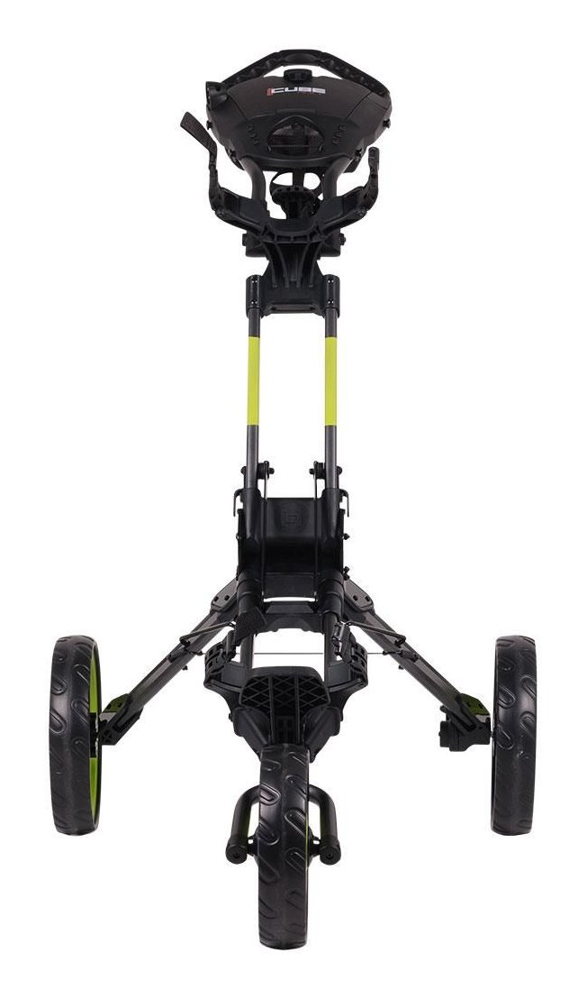 Wishbone Cube Three handwagen, zwart/lime