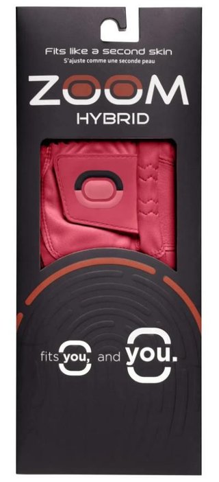 Zoom Zoom Hybrid heren golfhandschoen, rood