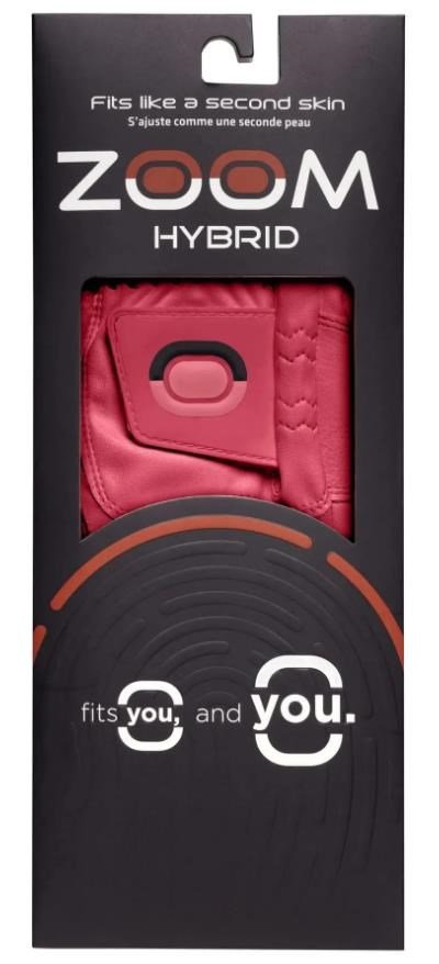 Zoom Zoom Hybrid heren golfhandschoen, rood