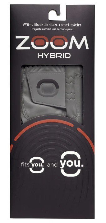 Zoom Zoom Hybrid heren golfhandschoen, houtskoolgrijs