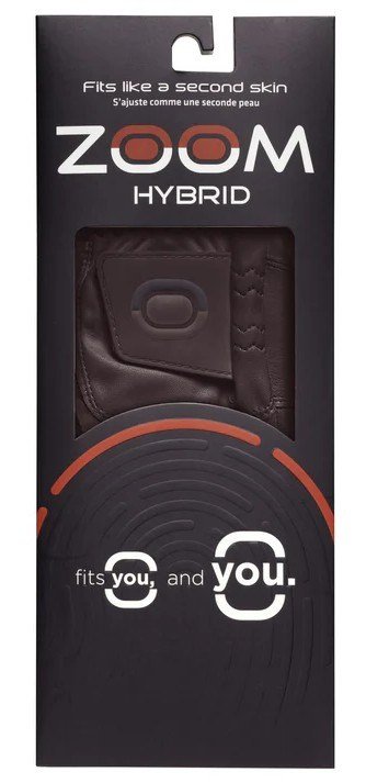 Zoom Zoom Hybrid heren golfhandschoen, chocoladebruin