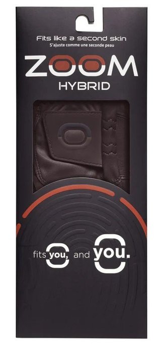 Zoom Zoom Hybrid heren golfhandschoen, chocoladebruin