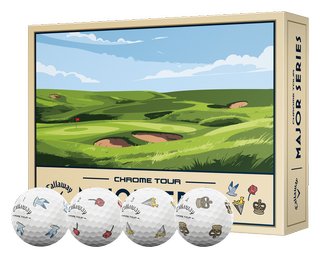 Callaway Limited Edition Chrome Tour Major Series: July Major golfballen 2026
