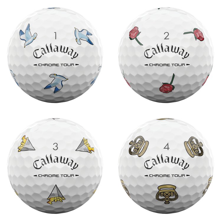 Callaway Limited Edition Chrome Tour Major Series: July Major golfballen 2026