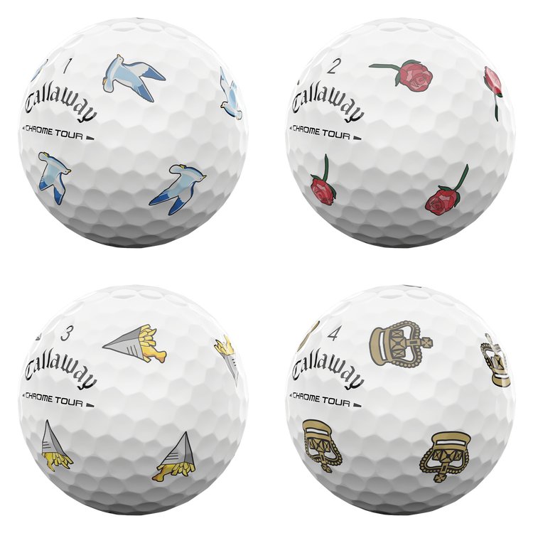 Callaway Limited Edition Chrome Tour Major Series: July Major golfballen 2026