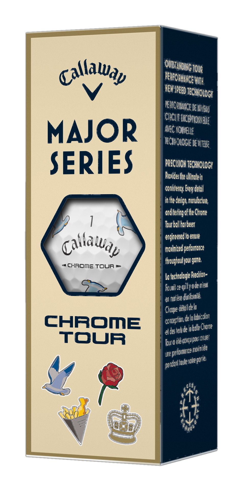 Callaway Limited Edition Chrome Tour Major Series: July Major golfballen 2026