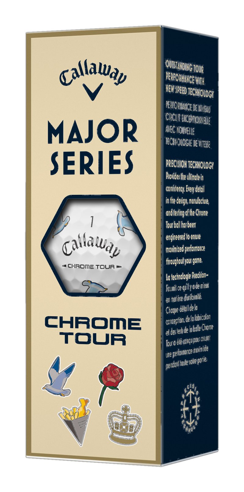 Callaway Limited Edition Chrome Tour Major Series: July Major golfballen 2026
