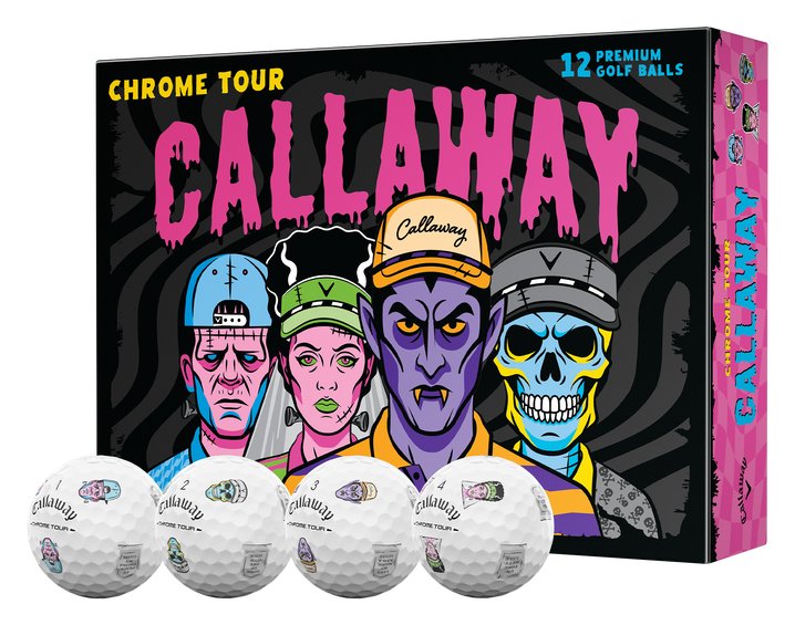Callaway Chrome Tour Truvis golfballen, Halloween