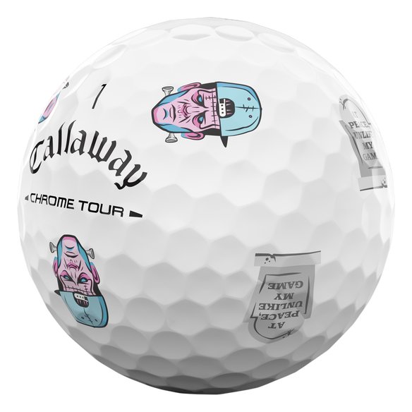 Callaway Chrome Tour Truvis golfballen, Halloween