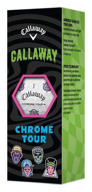 Callaway Chrome Tour Truvis golfballen, Halloween