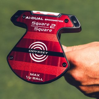 Odyssey Ai-DUAL Square 2 Square MAX 1/2 Ball Cruiser Broomstick putter