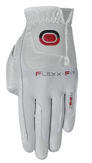 Zoom Hybrid heren golfhandschoen, wit