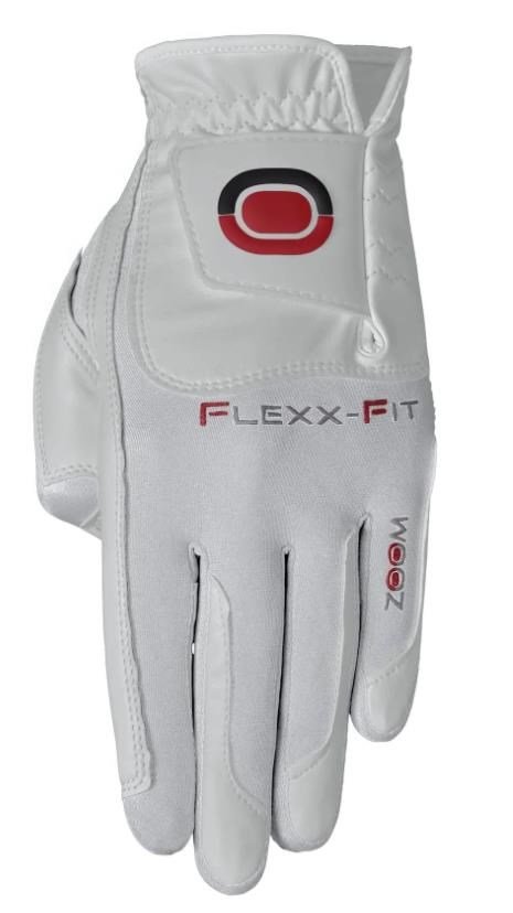 Zoom Hybrid heren golfhandschoen, wit