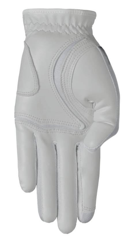 Zoom Hybrid heren golfhandschoen, wit
