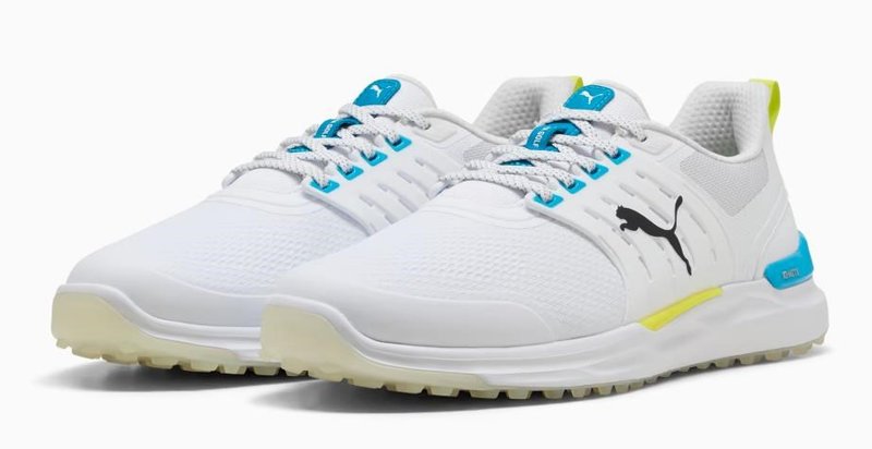 Puma Ignite Elevate 2 heren golfschoenen, wit/blauw