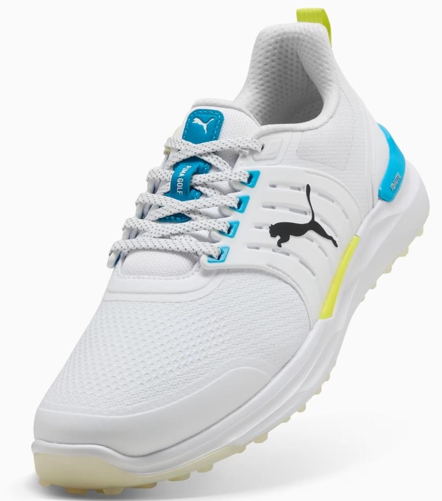 Puma Ignite Elevate 2 heren golfschoenen, wit/blauw