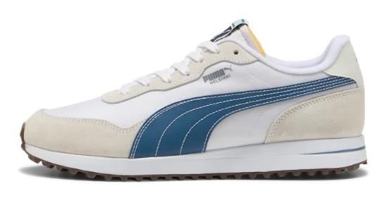 Puma Golf Puma Helsinki G heren golfschoenen, wit/donkerblauw