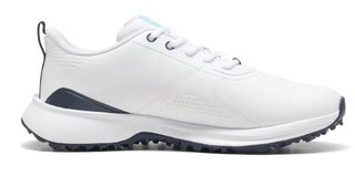 Puma Fusion Grip 6 Evo heren golfschoenen, wit/zilver