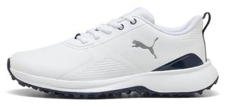 Puma Fusion Grip 6 Evo heren golfschoenen, wit/zilver