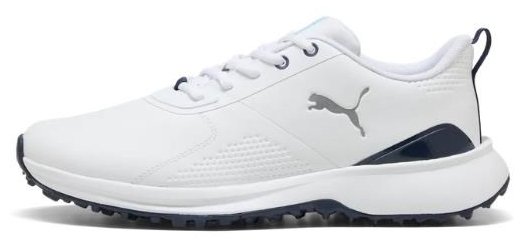 Puma Fusion Grip 6 Evo heren golfschoenen, wit/zilver