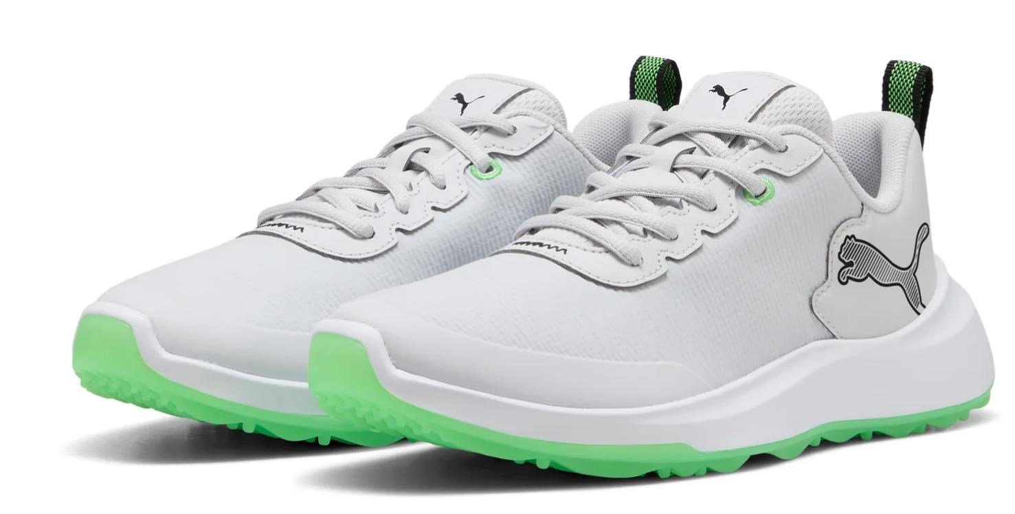 Puma Golf Puma Gruve Sport junior golf schoenen, wit