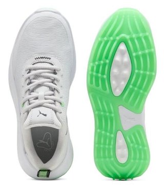 Puma Golf Puma Gruve Sport junior golf schoenen, wit