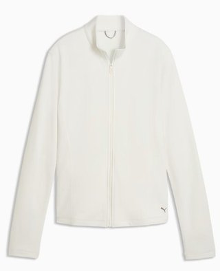 Puma Pure Textured Full-Zip dames jack, warm white
