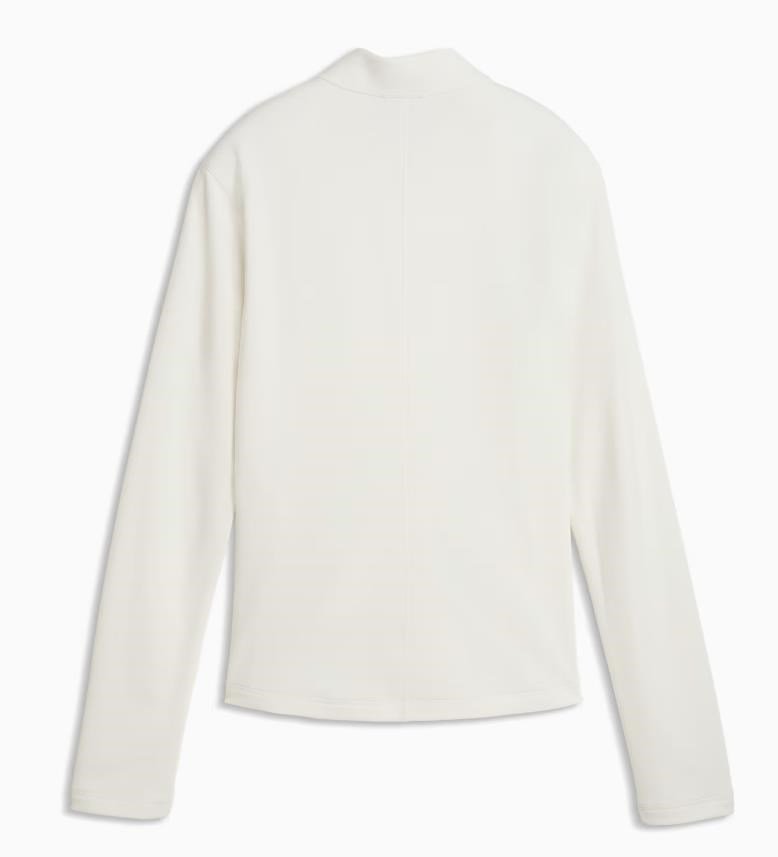 Puma Pure Textured Full-Zip dames jack, warm white