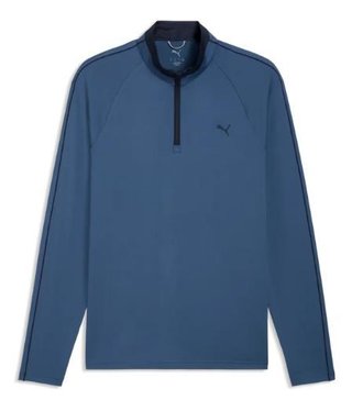Puma Pure 3.0 1/4 Zip heren sweater, dark indigo/deep navy