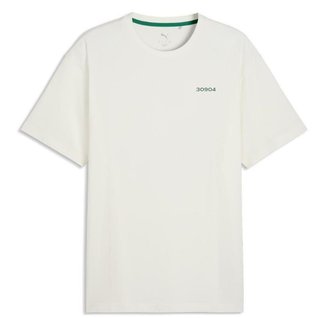Puma 30904 heren polo, warm white/green