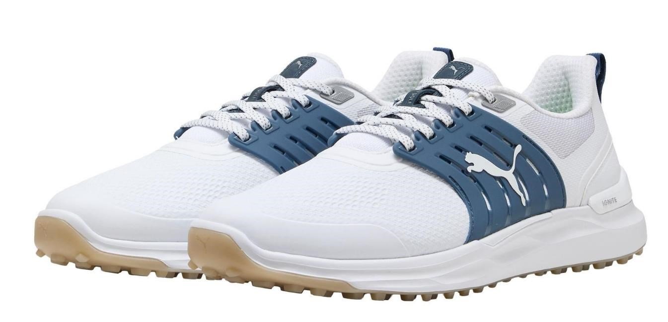 Puma IGNITE Elevate 2 heren golfschoenen, wit/blauw