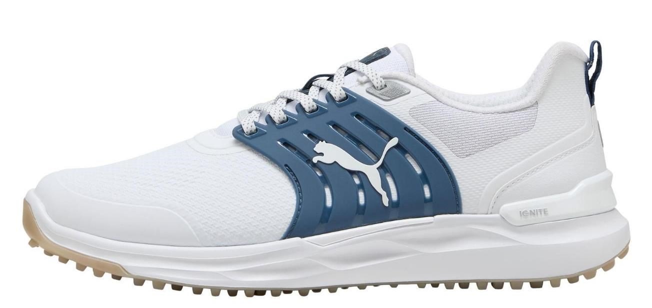 Puma IGNITE Elevate 2 heren golfschoenen, wit/blauw