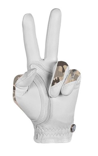 Zoom Sun Style Powernet dames handschoen, wit/beige camouflage