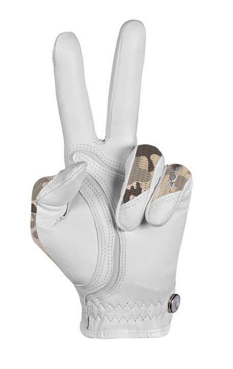 Zoom Sun Style Powernet dames handschoen, wit/beige camouflage