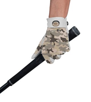Zoom Sun Style Powernet dames handschoen, wit/beige camouflage