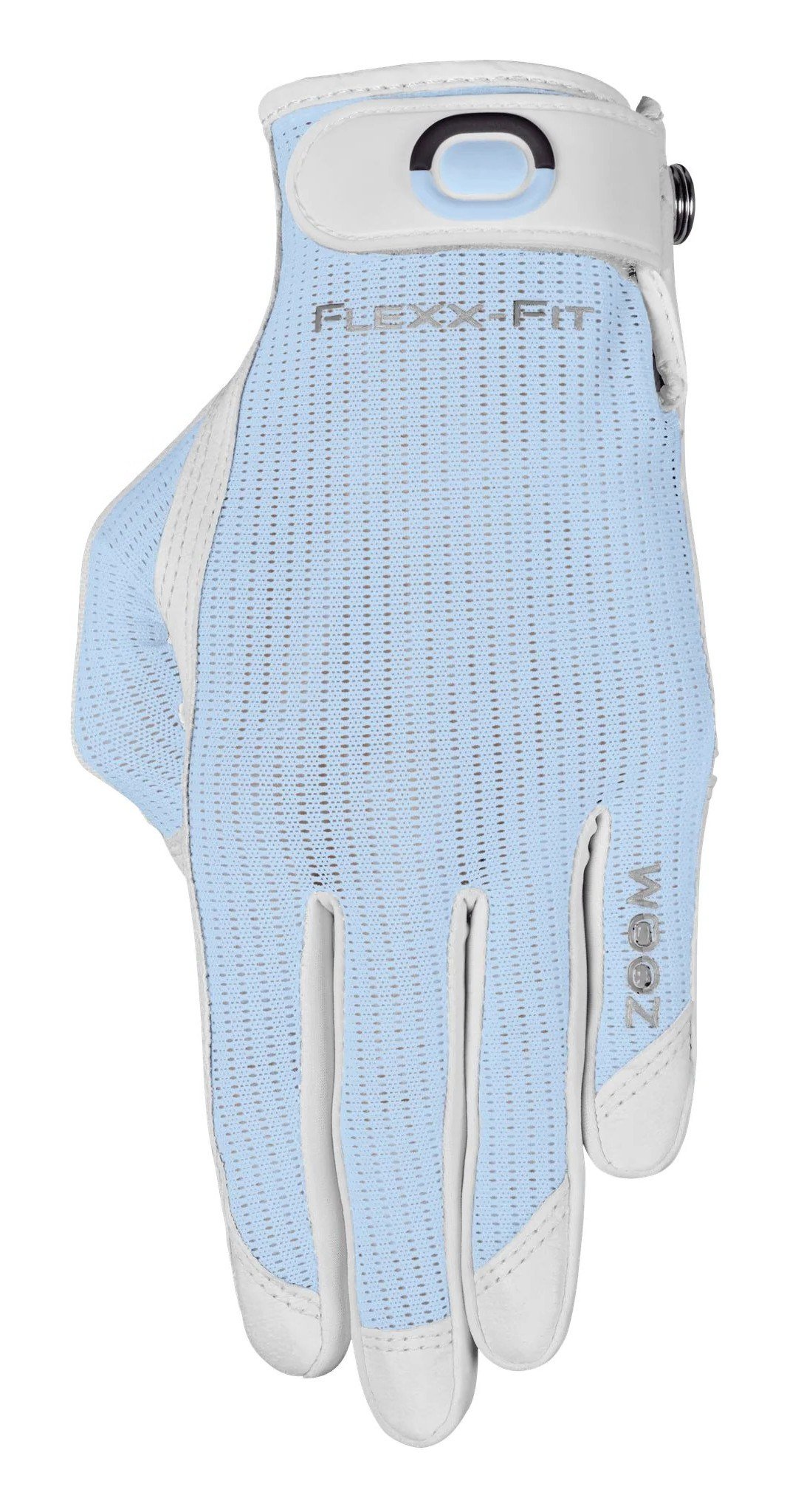 Zoom Sun Style Powernet dames handschoen, wit/ijsblauw