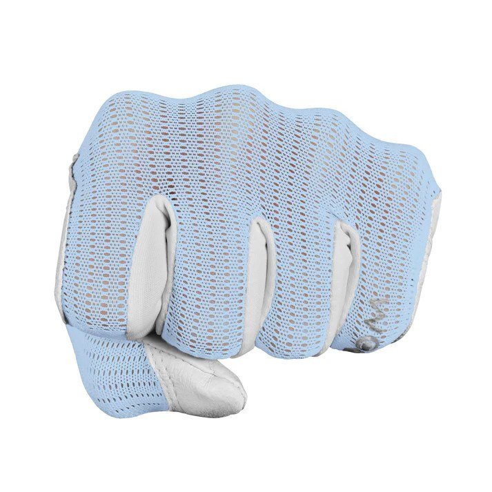 Zoom Sun Style Powernet dames handschoen, wit/ijsblauw