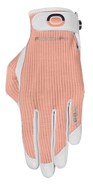 Zoom Zoom Sun Style Powernet dames golfhandschoen, wit/oranje