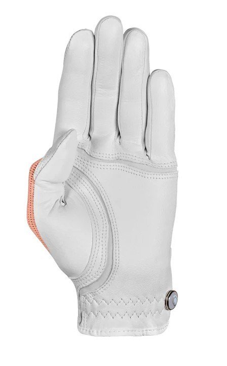 Zoom Zoom Sun Style Powernet dames golfhandschoen, wit/oranje