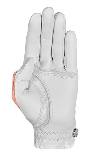 Zoom Zoom Sun Style Powernet dames golfhandschoen, wit/oranje