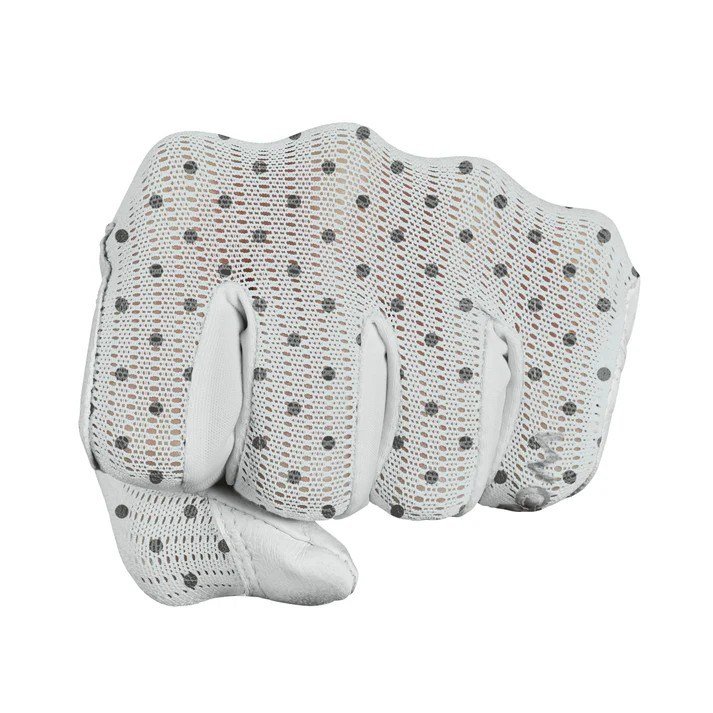 Zoom Sun Style Powernet dameshandschoen, wit/polka dot