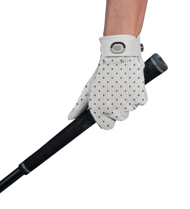 Zoom Sun Style Powernet dameshandschoen, wit/polka dot